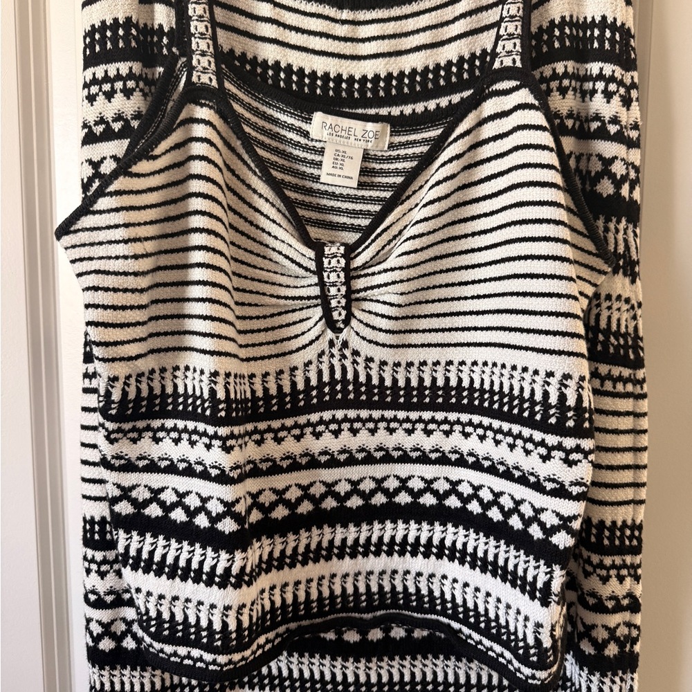Rachel Zoe Black and White Striped 2 Piece Set - Picture 3 of 3